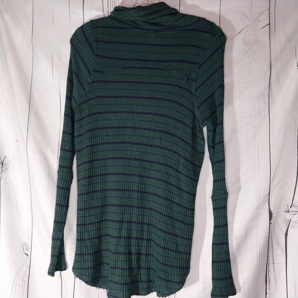 We The Free/ Free People Kristina Drippy Thermal Sweater With Raw Edges Size XS - Picture 4 of 13